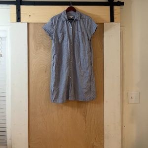 J. Jill Linen Light Blue Blouse